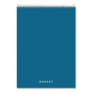 TOPS™ Docket Ruled Wirebound Pad With Cover, Wide-legal Rule, Blue Cover, 70 White 8.5 X 11.75 Sheets freeshipping - TVN Wholesale